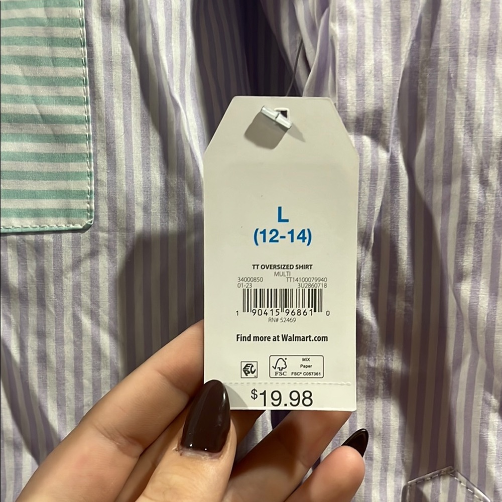 Striped Button-Up Shirt - Picture 2 of 4
